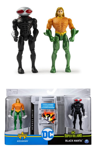 Figura De Acción Aquaman Set Original 