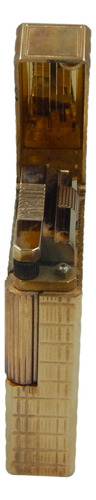 S.t. Dupont- Encendedor Bañado En Oro Con Caja Original (Usado)