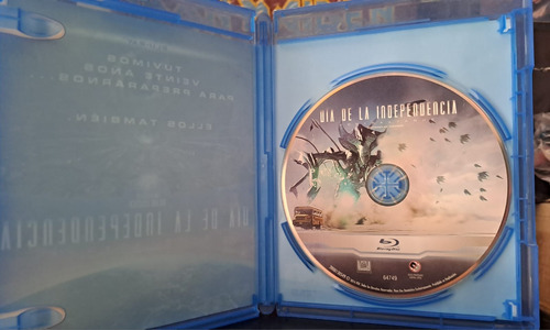 Independence Day Lote 2 Peliculas Blu Ray Will Smith Aliens (Usado)