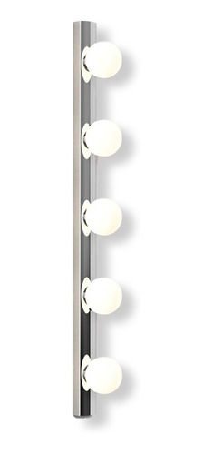 Lampara De Pared Globo Maquillaje Espejo Turin X5 -unilux