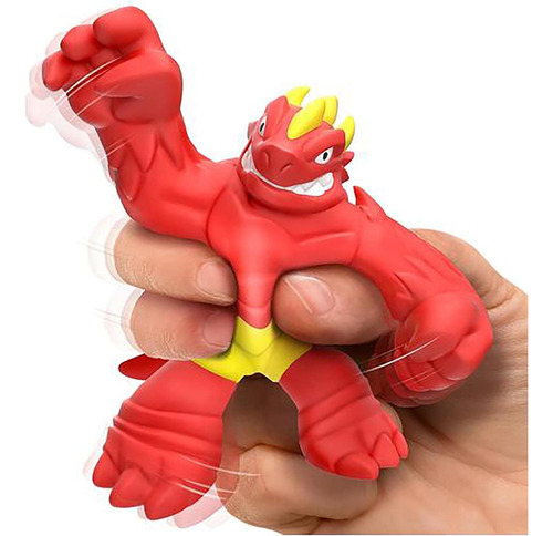 Paquete De 3 Goo Jit Zu Dino Power Mega: Superhéroe Squishy