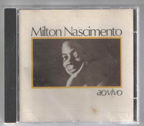 Cd Milton Nascimento Ao Vivo - Cd Mpb (2583) (Usado)