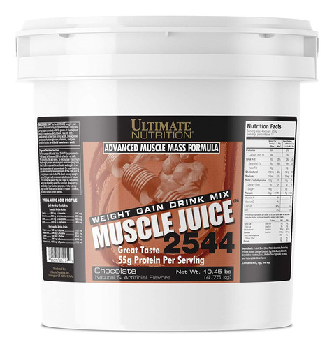 Ultimate Nutrition Muscle Juice Chocolate Ganador Peso 10 Lb