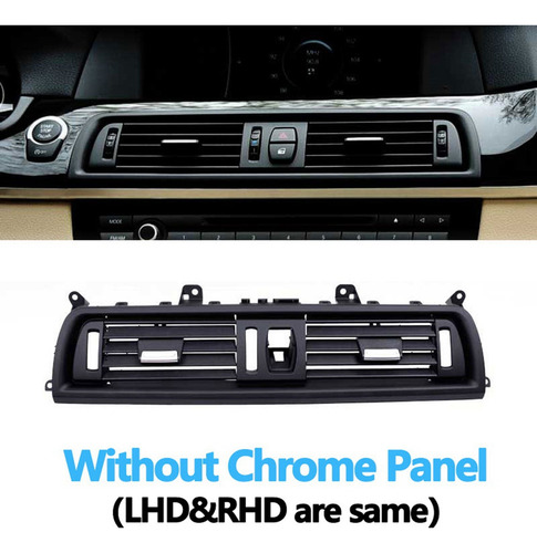 P Painel Ar Condicionado Central Full Black Dashboard Vent