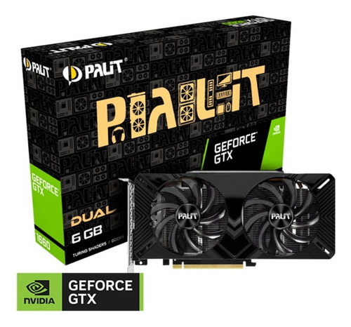 Placa De Video Palit Dual Geforce Gtx 16 Series 1660 Ti 6gb (Usado)