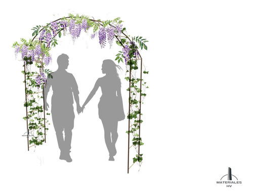 Altar Boda Arco Jardin Huerta Tutor Trepadora Hierro