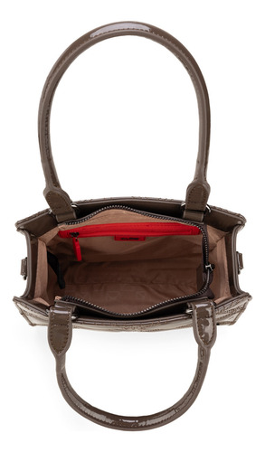 Bolsa Satchel Cloe Irikani Mediano Color Marrón