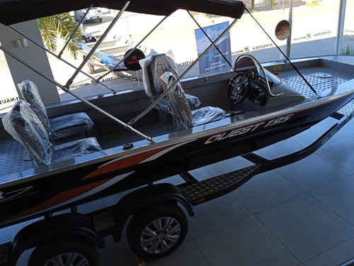 Lancha Metalboat Quest 195 Mercury 115 Reboque 2 Eixo