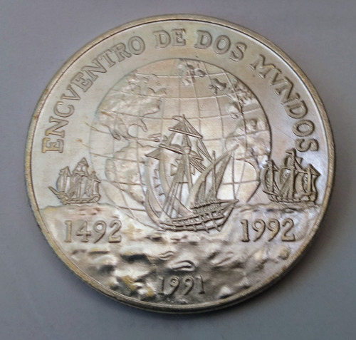 Moneda De Chile, 10.000 Pesos, 1991 (versión Actual). Jp