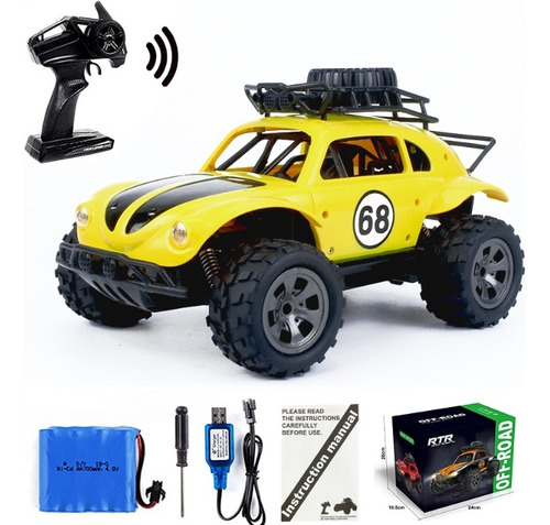 Novo Beetle Rc Carro De Alta Velocidade Off-road 1/18 Rc Toy