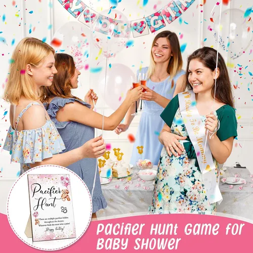 Juego De Baby Shower Baby Shower De Pacifier De 51 Pcs Roowe