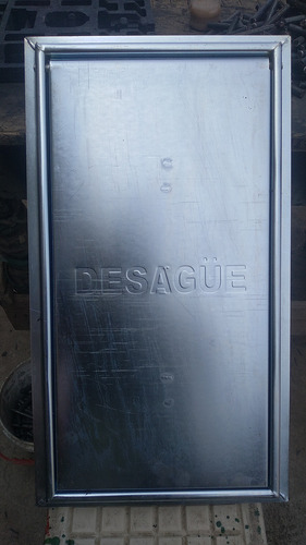 Tapa Sarnitaria Desague 30x50 Galvanizado