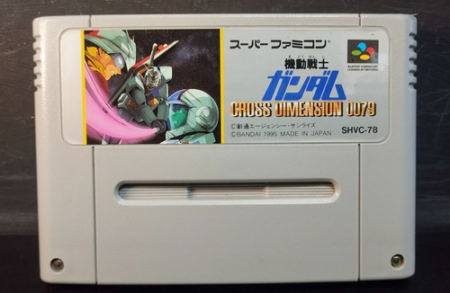 Sd Gundam Cross Dimension 0079 Original Para Super Nintendo (Usado)