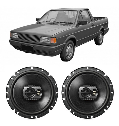 Alto Falante Vw Saveiro G1 1987 A 1990 Pioneer 100w Rms