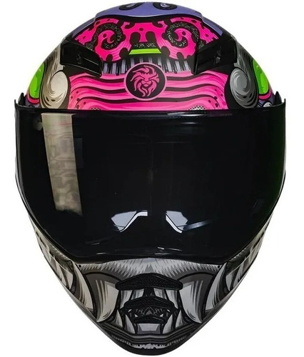 Casco Kov Estelar Balam Colores Con Certificado Dot P Color Rosa Tamaño del casco L