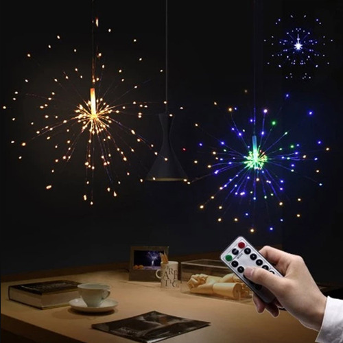 Luz Nocturna Uv Led Colgante Con Forma De Ramo De Estrellas