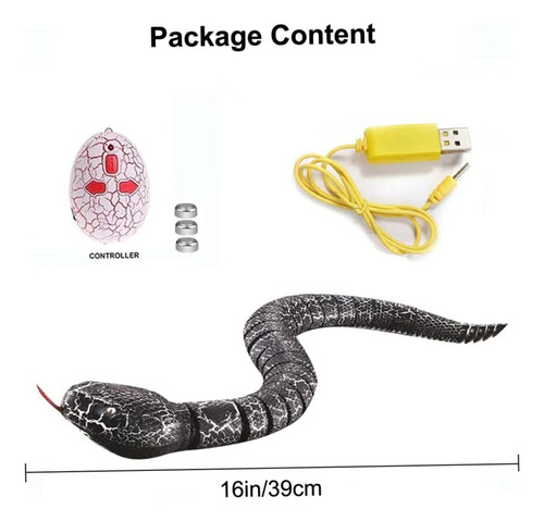 For 16 Juguete De Serpiente De Control Remoto Recargable /
