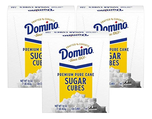 ~? Domino Sugar Cubes Dots 1 Lb (paquete De 3) 3 Lb Total