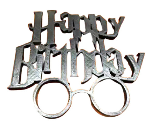 Cartel Happy Birthday Harry Potter - Envíos