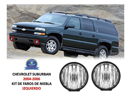Par De Faros De Niebla Chevrolet Suburban 2000-2006