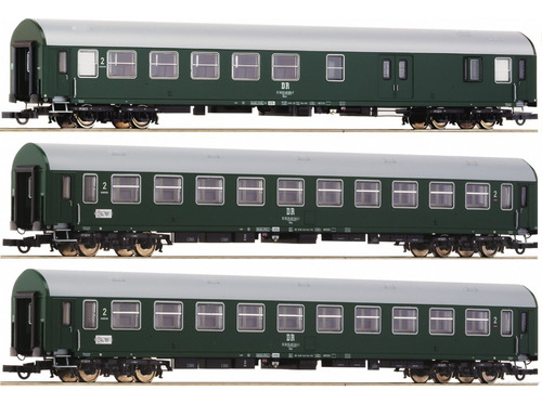 Roco 64145 Set De 3 Coches De Pasajeros Alemanes Esc. H0