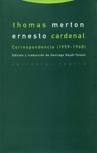 Libro Correspondencia Thomas Merton-ernesto Cardenal (1959-