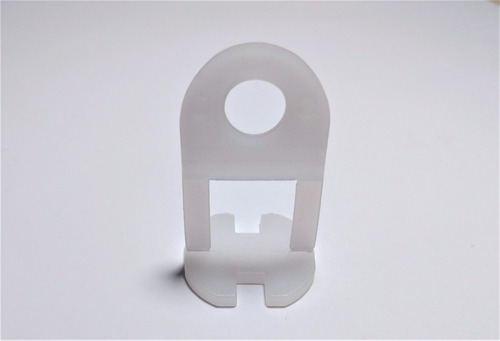 Imagem 4 de 5 de 100 Clips Niveladores 1mm + 300 Cunhas Junta Porcelanato