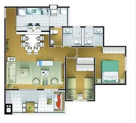 Imagem 9 de 14 de Apartamento Essence 82m 2dorms/1suíte Depósito 2vagas Centro