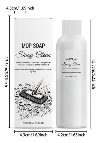 Jabón Líquido U 120 Ml Mop Para Limpieza De Suelos Floor Dec