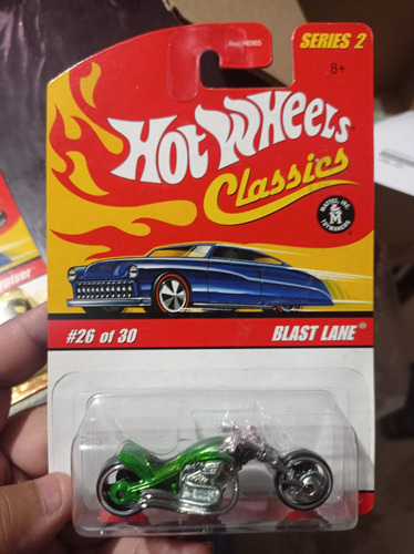 Hot Wheels Classics 2006 Moto Blast Lane Verde  3