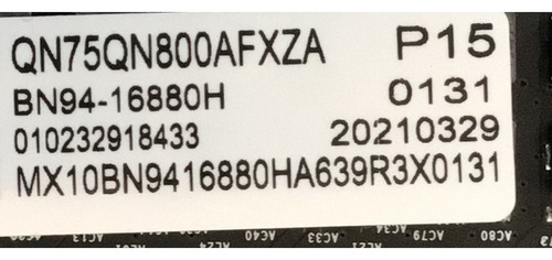 Kit Samsung Original Bn94-16880h Bn4401130a Qn75qn800afxza (Usado)