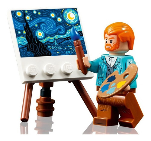 Kit Lego Ideas Vincent Van Gogh La Noche Estrellada 21333