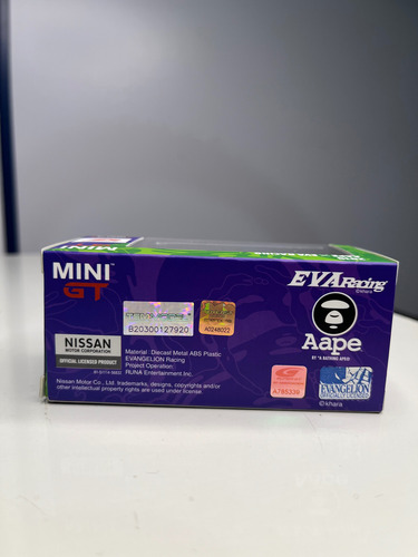 Mini Gt Nissan Eva Rt Gt-r R35 Super Gt300 Número 90 1/64 Violeta-escuro (Usado)