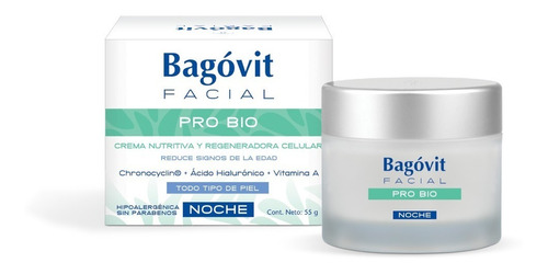 Bagovit Facial Pro Bio Todo Tipo De Piel Crema Noche 55g