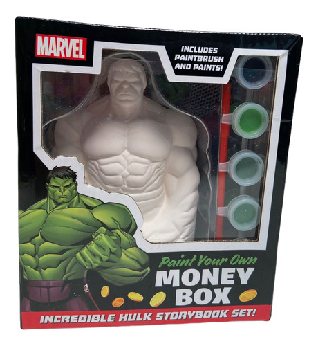 Alcancia De Yeso Del Increible Hulk Marvel --dexterslabtoys