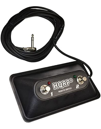 Hqrp - Pedal Para Amplificador De Guitarra Con 2 Botones Par