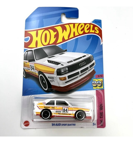 Hot Wheels '84 Audi Sport Quattro Blanco 2023 The 80s