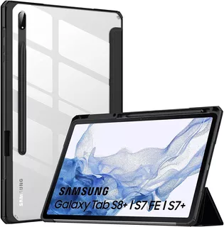 Funda Case Para Galaxy Tab S7 Fe T735 T730 Con Portalapiz