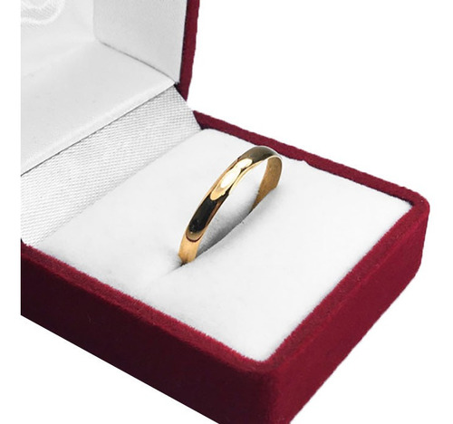 Alianza Oro 18k La Unidad De 2.5 Grs Grabado Casamiento Boda