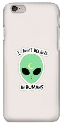 Funda Celular Ovni Alien Yo No Creo En Los Humanos  *