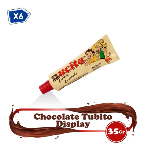 Nucita Chocolate Tubito Display 35 Gr