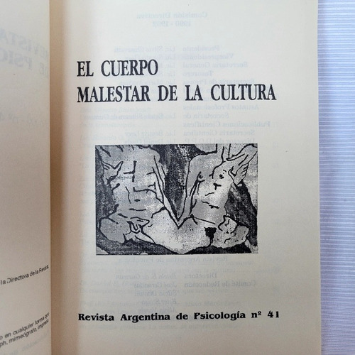 Imagen 4 de 8 de El Cuerpo Malestar De La Cultura Revista Argen Psicologia 41