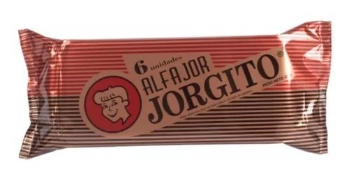 Alfajor Jorgito Chocolate Pack X 6un