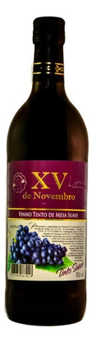 Vinho De Mesa Tinto Suave 750ml São Roque Xv De Novembro