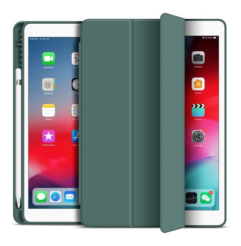 Funda Smart Case De Silicon Para iPad 9, 8, 7 Gen. De 10.2''