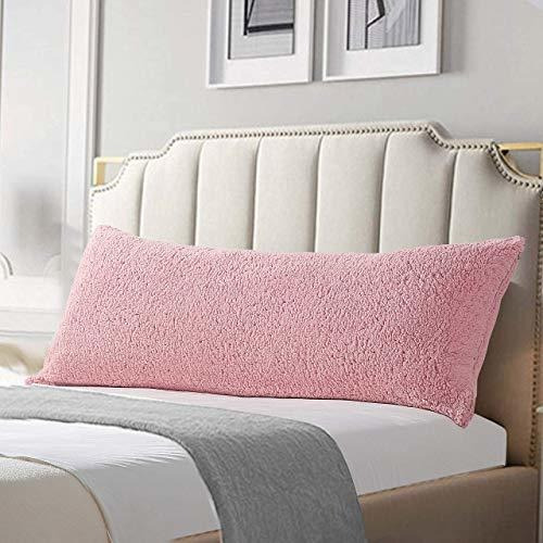 Funda De Almohada Ultra Suave Con Cierre En Color Rosa