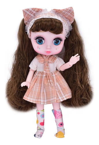 Eazee Juega 12 Pulgadas Bjd Muñeca Con 13 Bolas Big Big Eyes