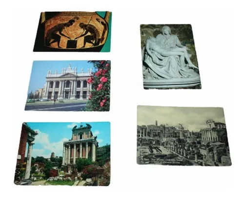 Lote Postales Paisajes De Italia - Roma / Vaticano (Usado)
