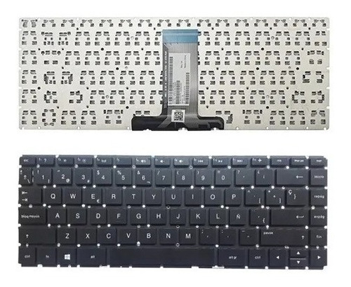 Teclado Para Notebook Hp 14-ab Negro Español