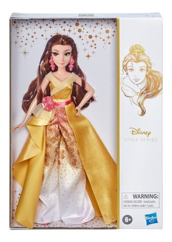 Boneca Princesas Disney Style Series Bela 2 E9158 Hasbro